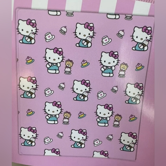 HELLO KITTY Cupcakes & Ice Cream Pink Plush Throw Blanket 60 x 70 NWT - Picture 3 of 4
